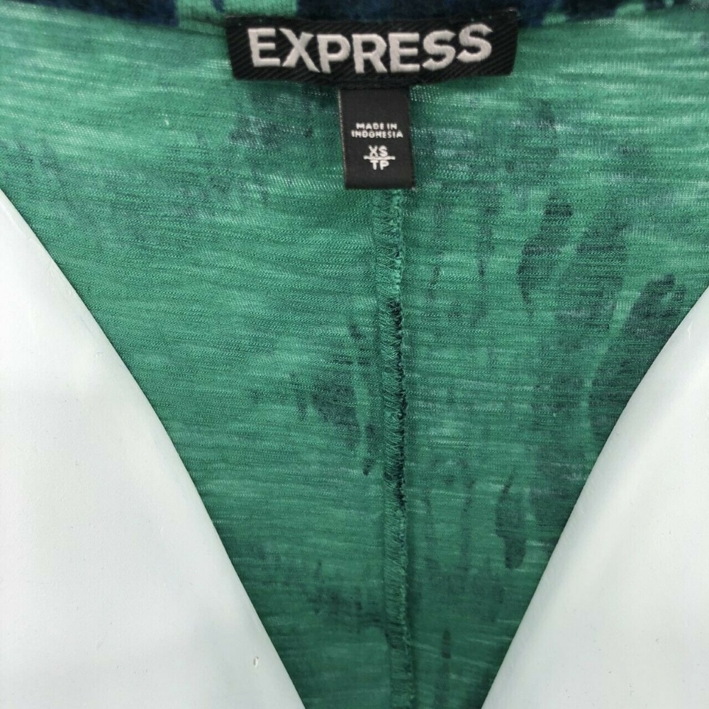 Express Abstract 3/4 Sleeve Fitted Dress Size XS - Picture 3 of 6
